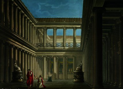 Interior Of The Basilica In Pompeii — Alessandro Sanquirico