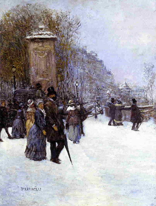 Paris, Promenade — Jean-françois Raffaelli