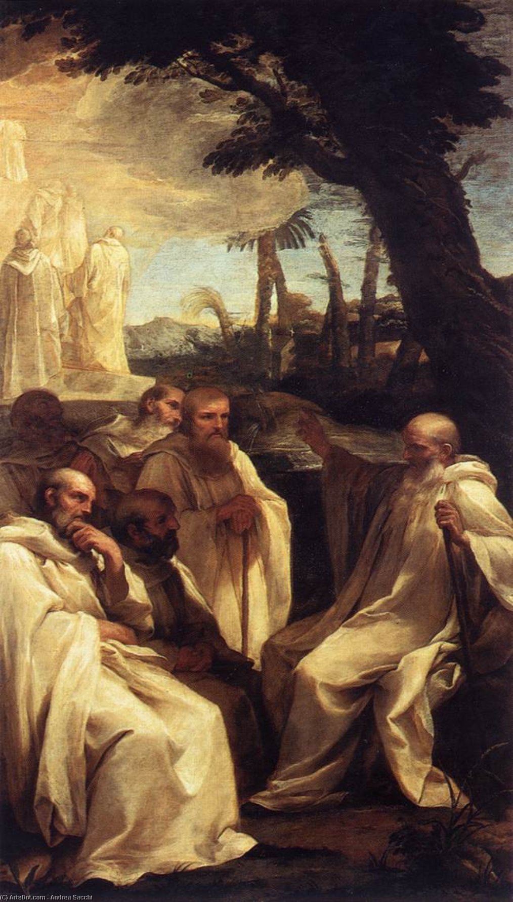 The Vision Of St Romuald — アンドレア・サッキ