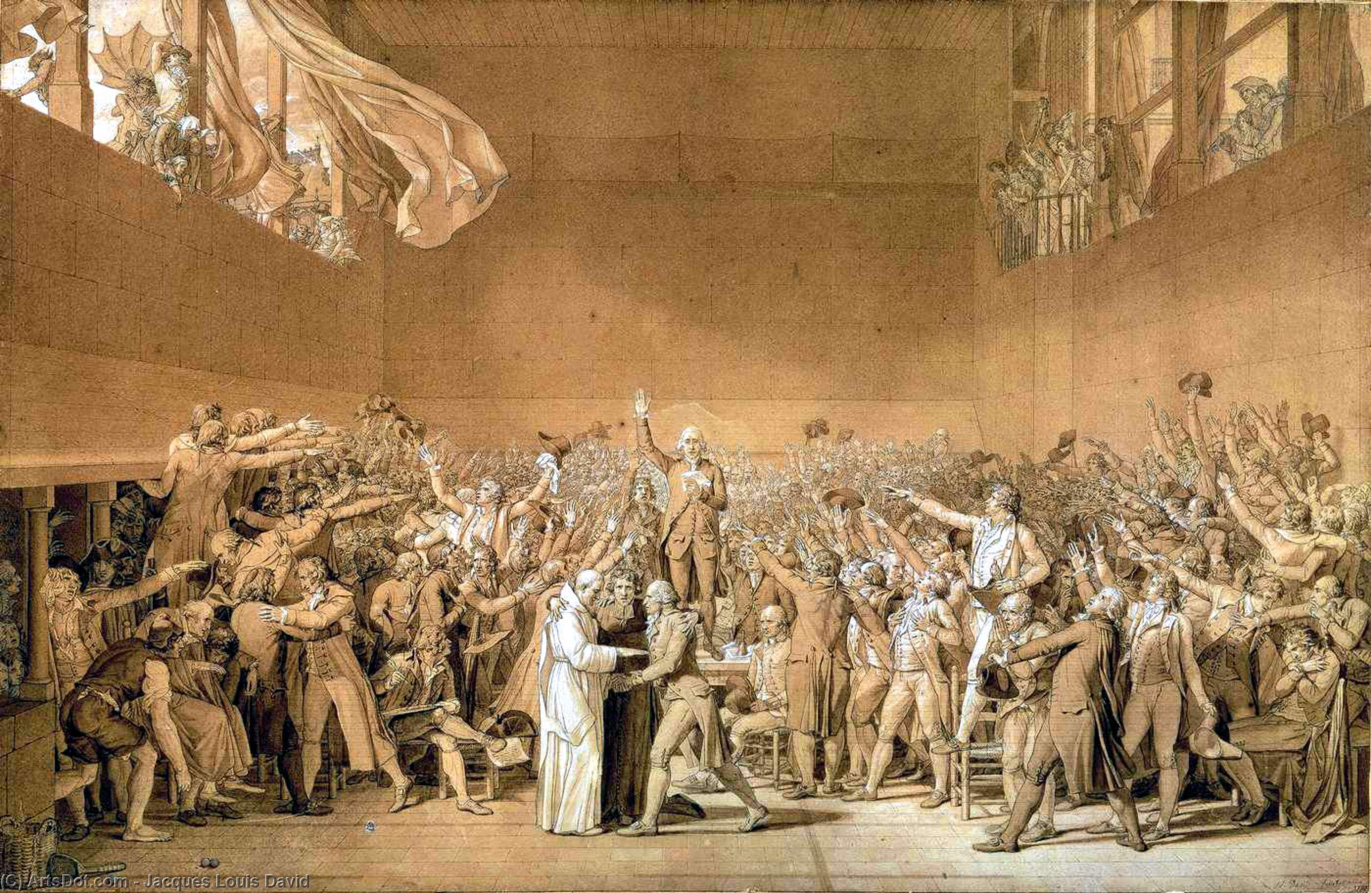 The Oath Of The Tennis Court — Žak-lui David