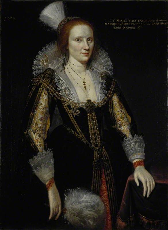 Margaret Graham (d.c.1626), Lady Napier, Sister Of 1st Marquess Of Montrose And Wife Of 1st Lord Napier — Adam De Colone
