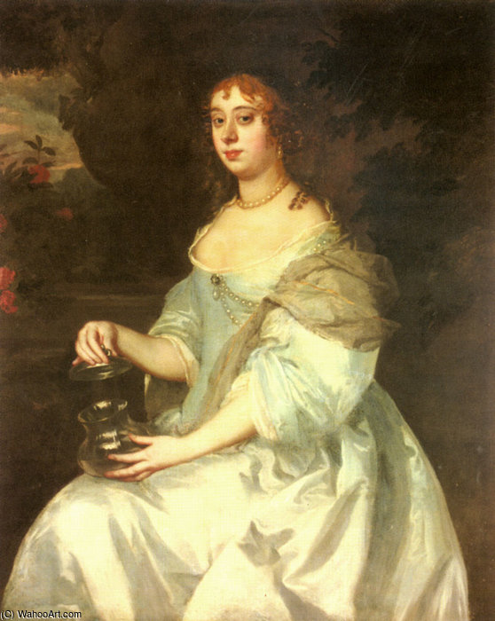 Portrait Of Hannah Bulwer — Pieter Van Der Faes (peter Lely)