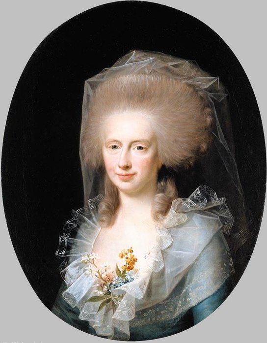 Portrait Of Bolette Marie Lindencrone — Jens Juel