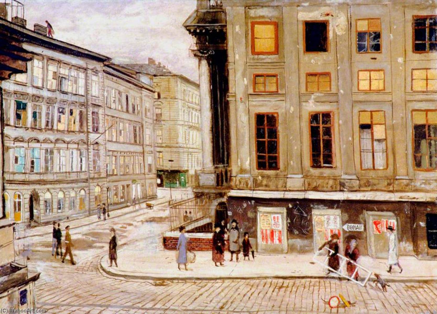 The Rasumovsky Palace, Vienna, Corner Of Rasumofskygasse And Geusaugasse — Carel Victor Morlais Weight