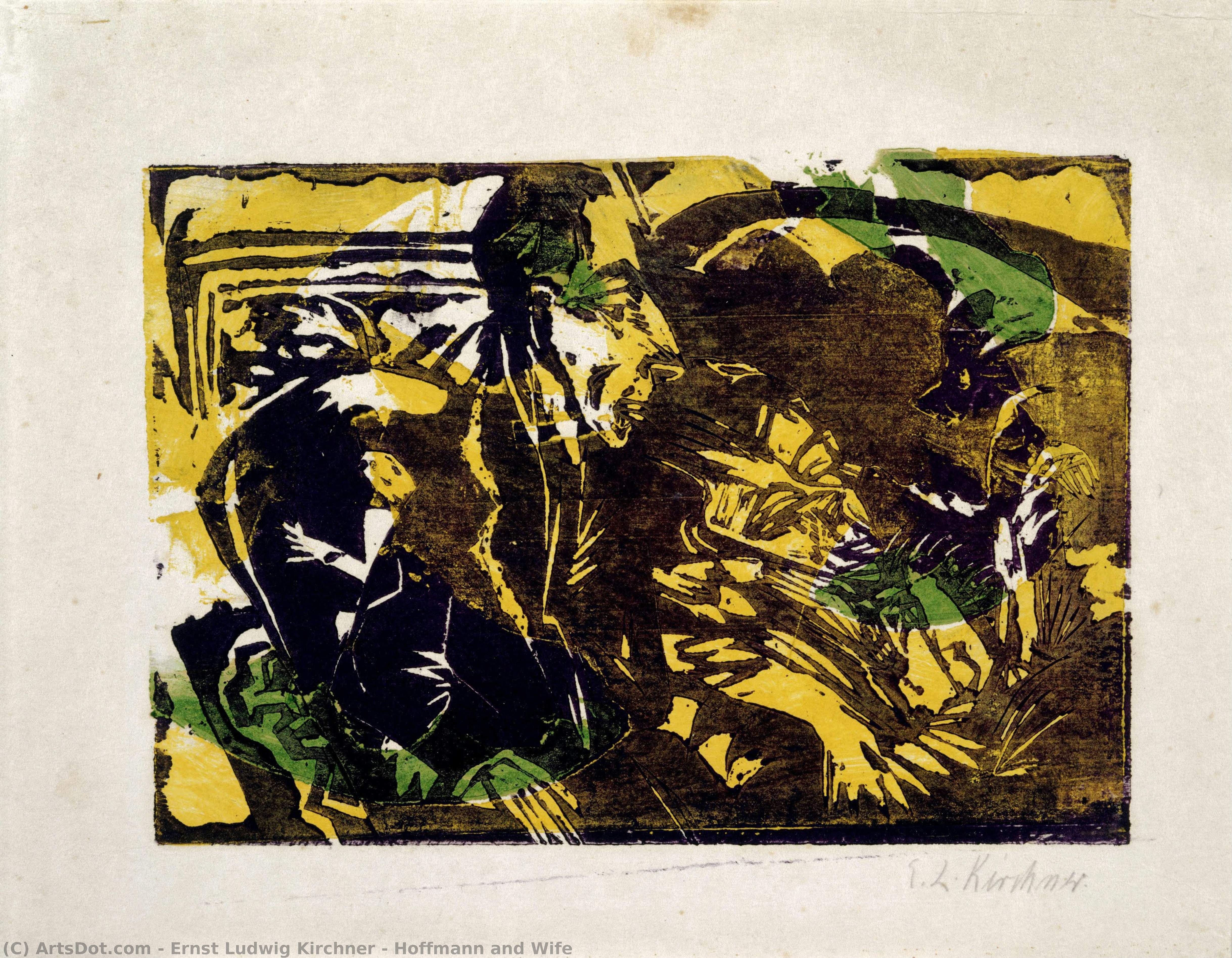 Hoffmann And Wife — Ernst Ludwig Kirchner