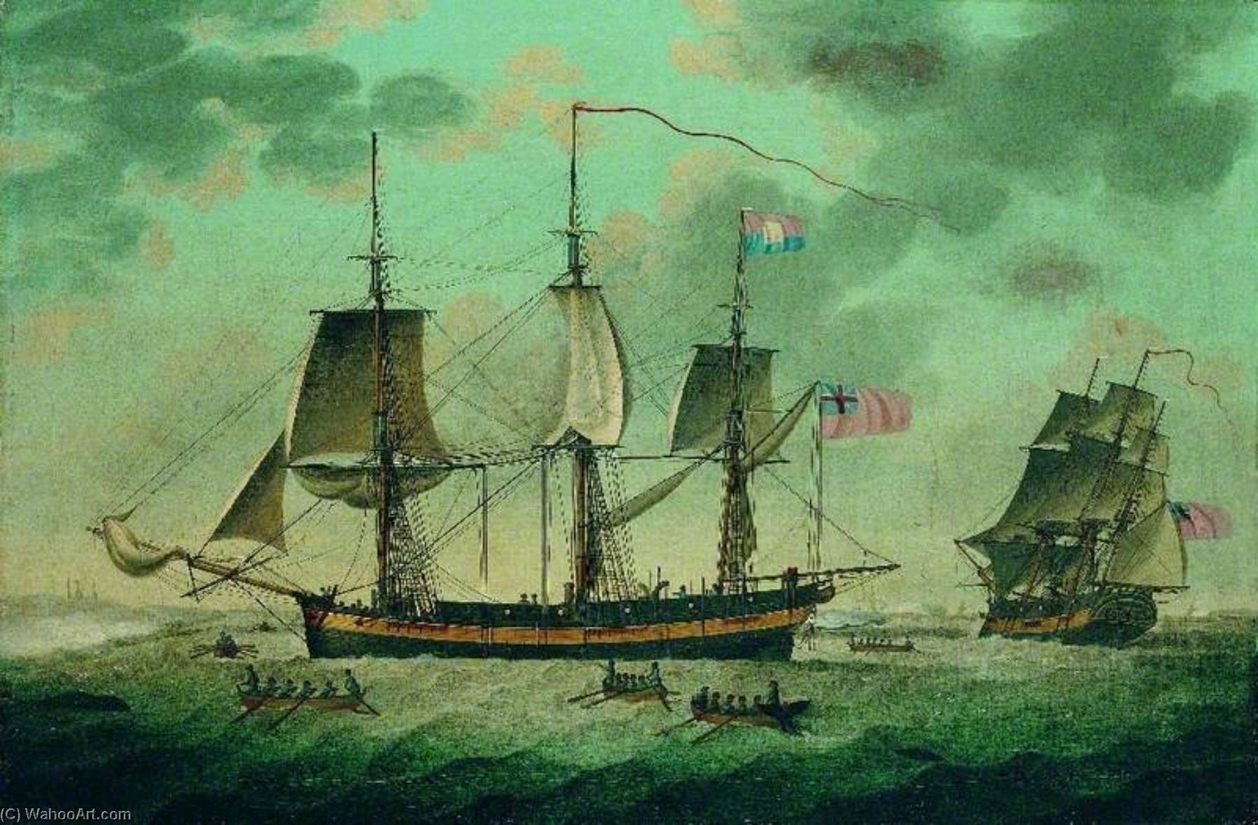 Whalers In The Arctic — Robert Willoughby