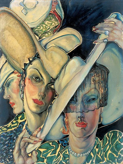 Hatted Women — Gyula Batthyany