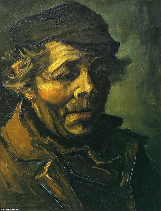 Kopf Eines Bauern (studie Für „die Kartoffelvester“) — Vincent Willem Van Gogh