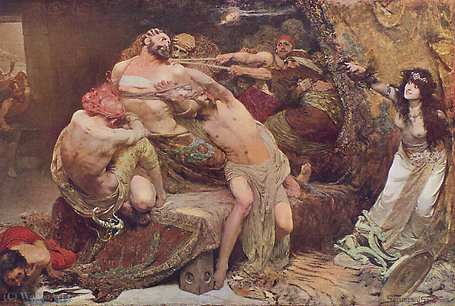 Samson And Delilah — Solomon Joseph Solomon