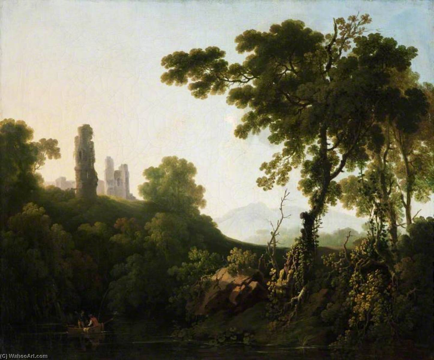 Sunset And Ruins — George Barret The Elder