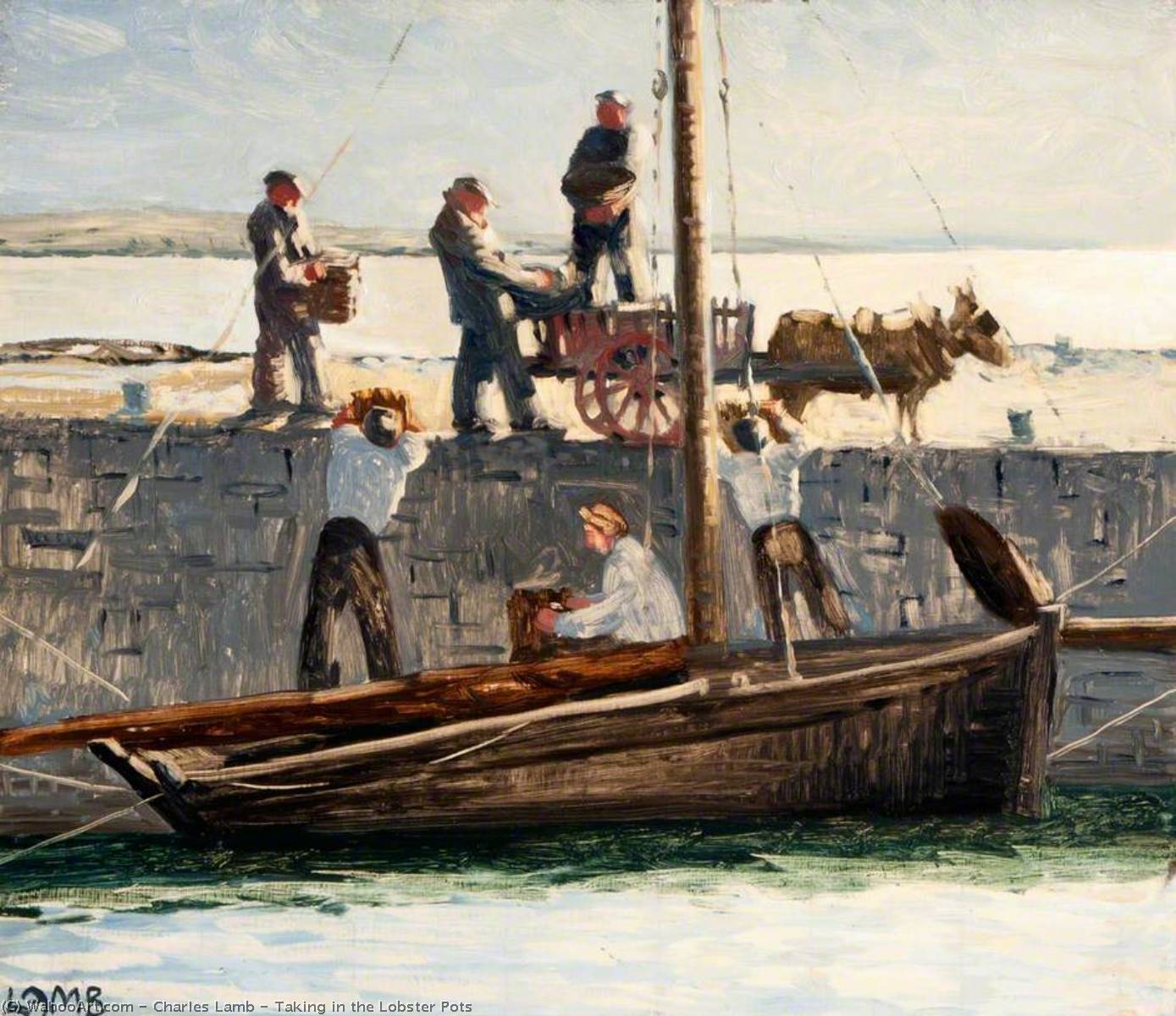 Taking In The Lobster Pots — Charles Lamb