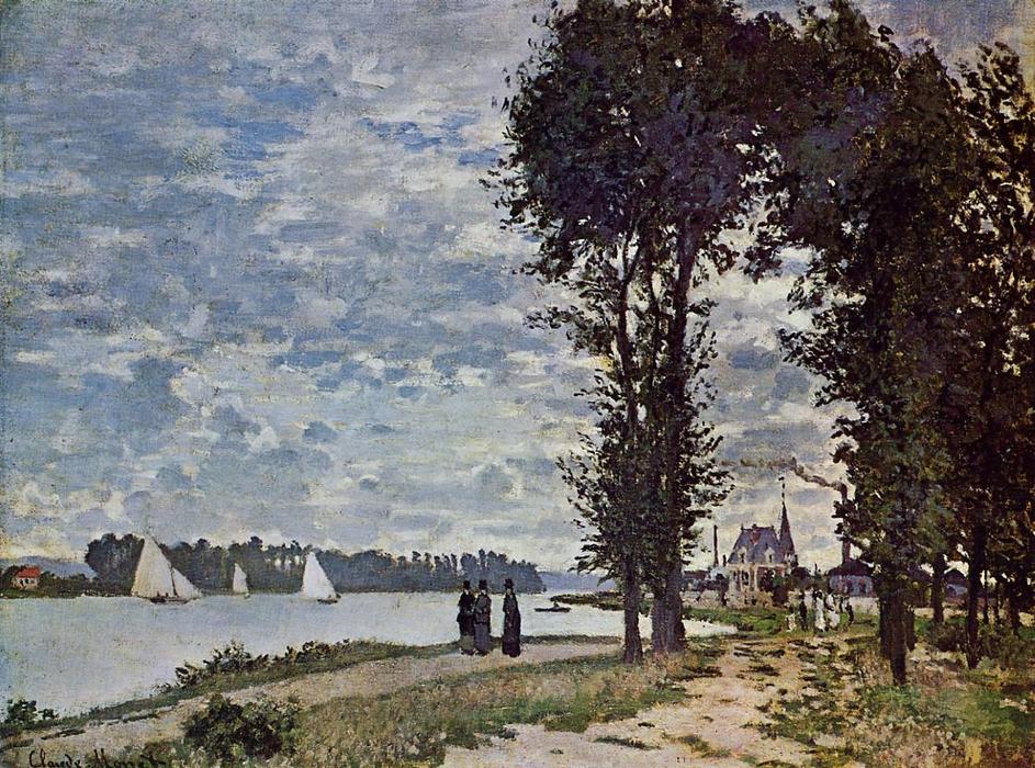 Las Orillas Del Sena En Argenteuil — Claude Monet
