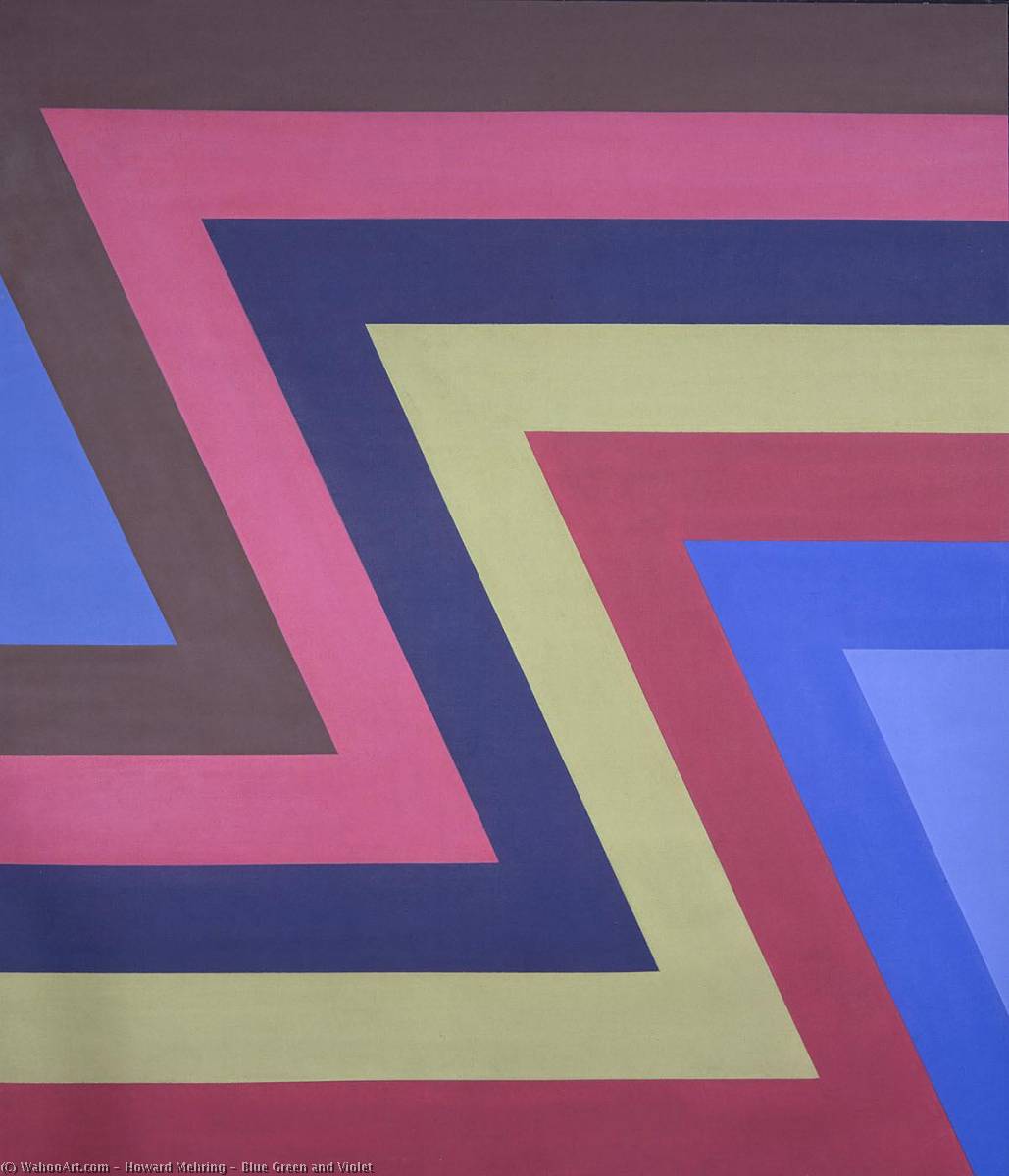 Blue Green And Violet — Howard Mehring