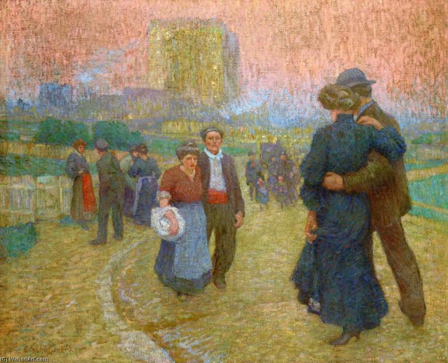 Evening Walk, Two Worlds — Claude Emil Schuffenecker