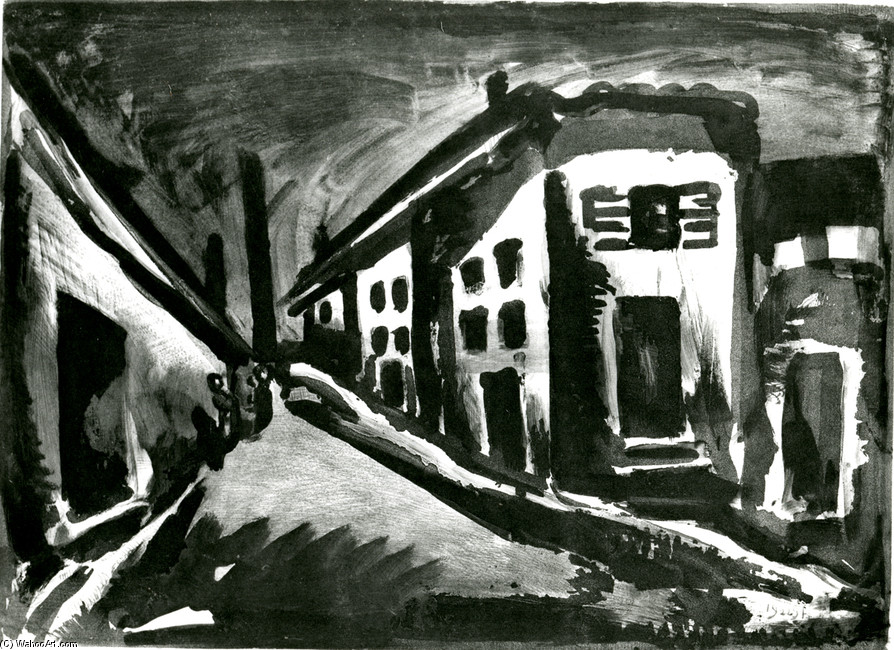 Street Of The Lonely Ones — Georges Rouault