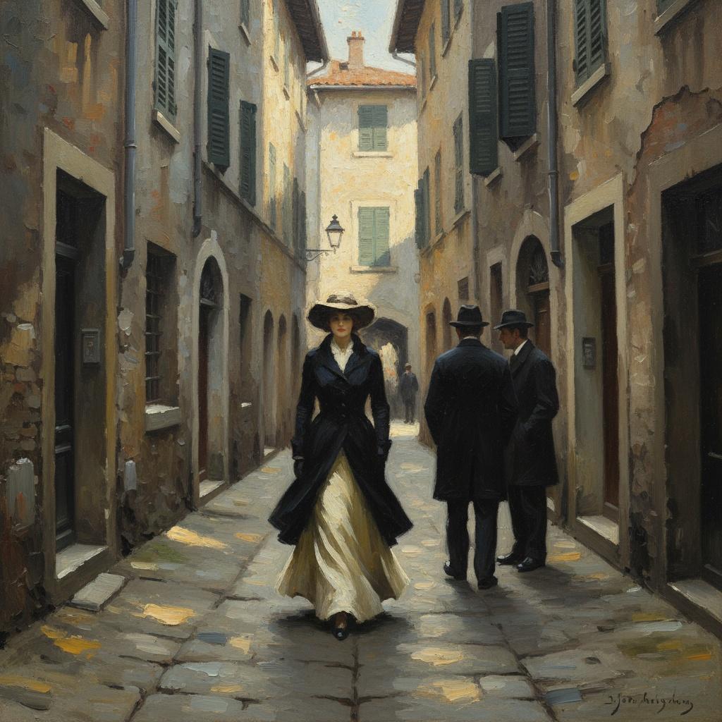 Ephemeral Grace In Ochre And Shadow — Marc Duvallier