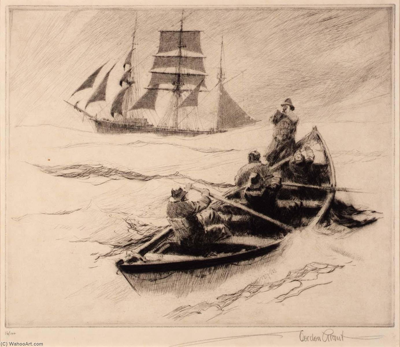 Man Overboard — Gordon Grant