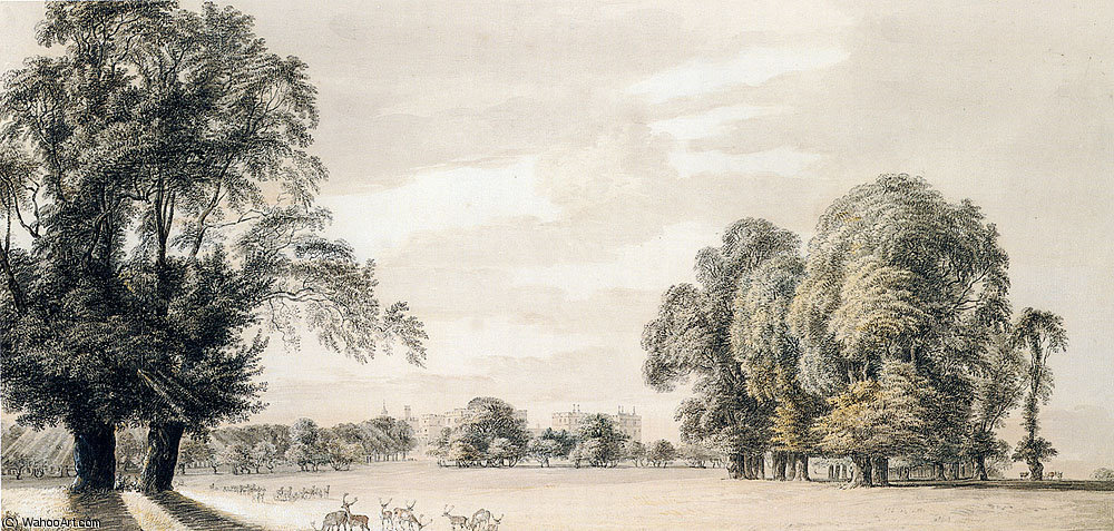 South East View Of Windsor Castle From The Park — Paul Sandby