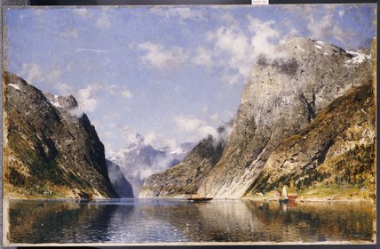 A Norwegian Fjord — Adelsteen Normann