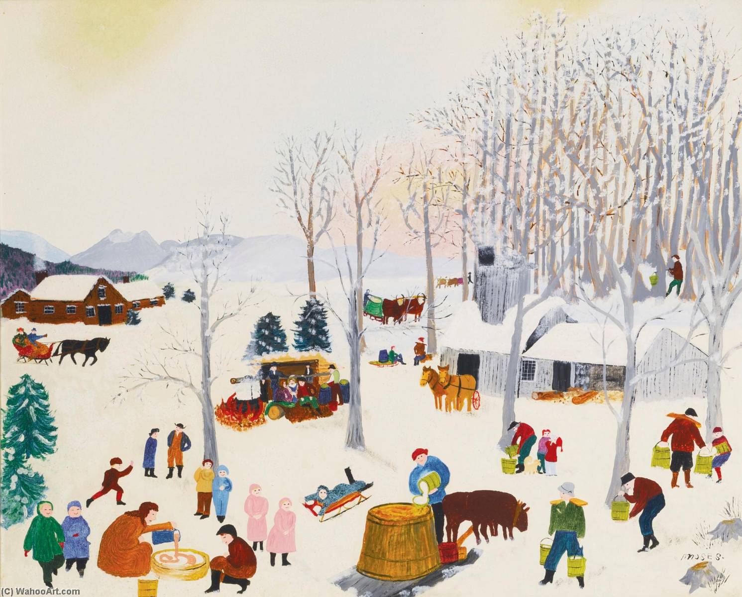 Sugaring Off — Anna Mary Robertson