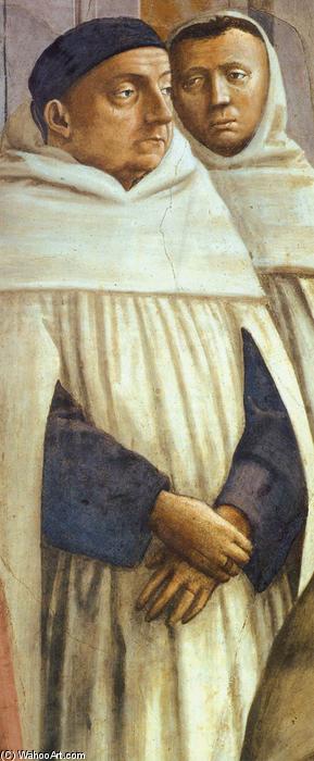 Raising Of The Son Of Theophilus And St Peter Enthroned (detail) — Masaccio