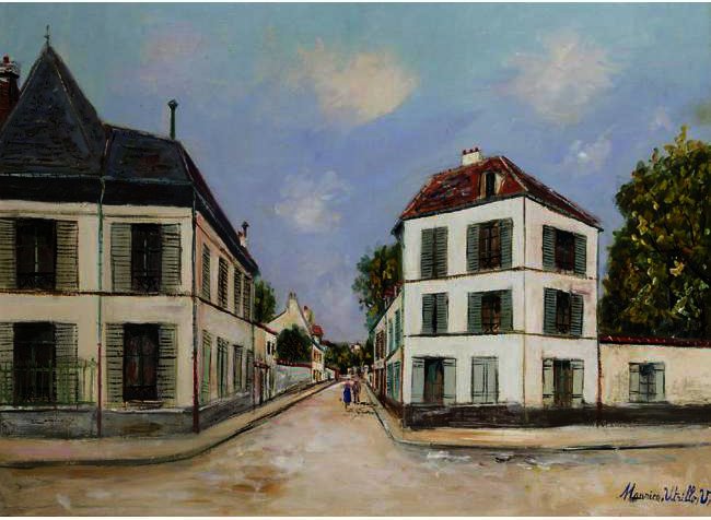 Intersection In Sannois — Утрилло