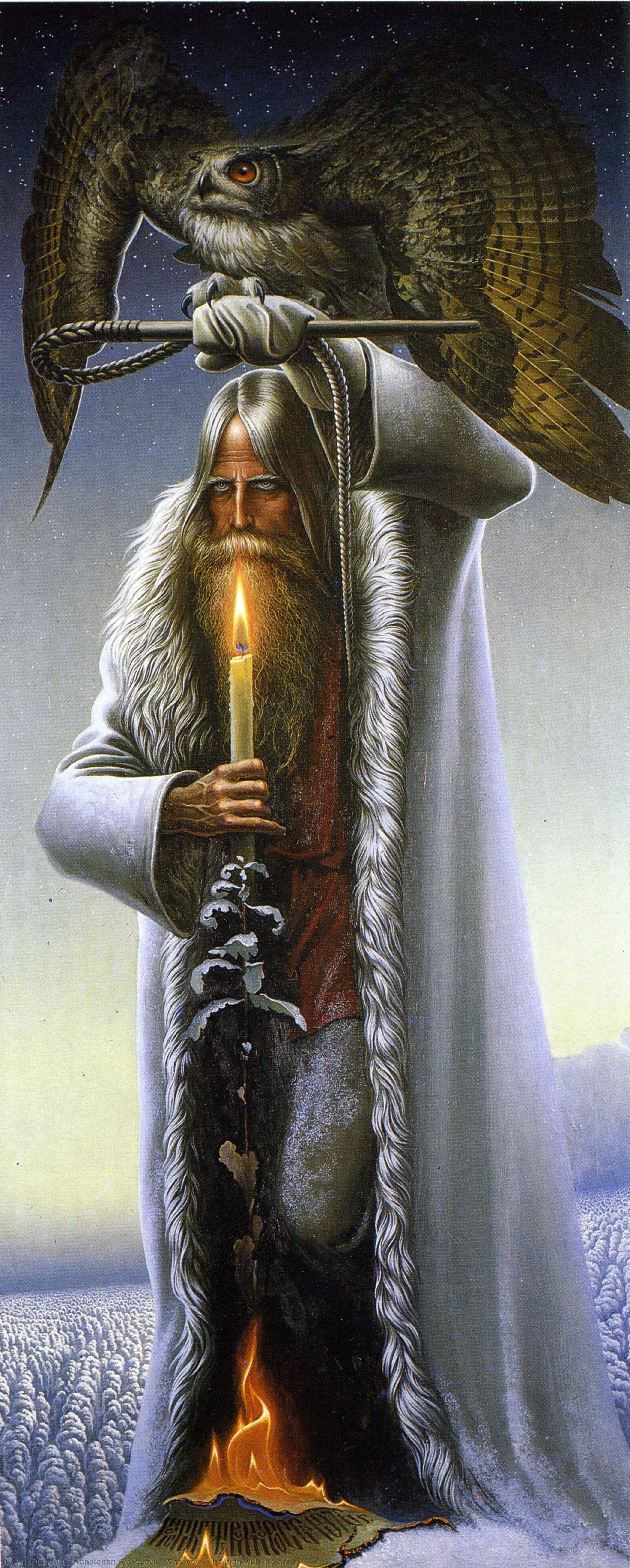 The Man With The Owl — Konstantin Alexeyevich Vasilyev