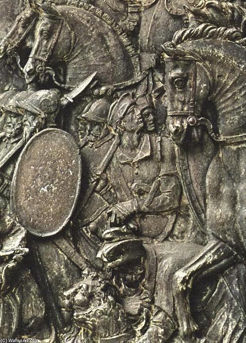 Cosimo I Triumphant Over Siena (detail) — Giambologna