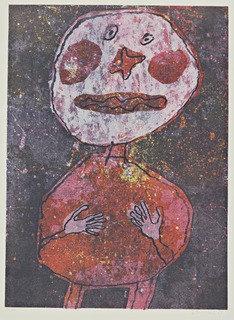 Figure In Red (personnage Au Costume Rouge) — Jean Philippe Arthur Dubuffet