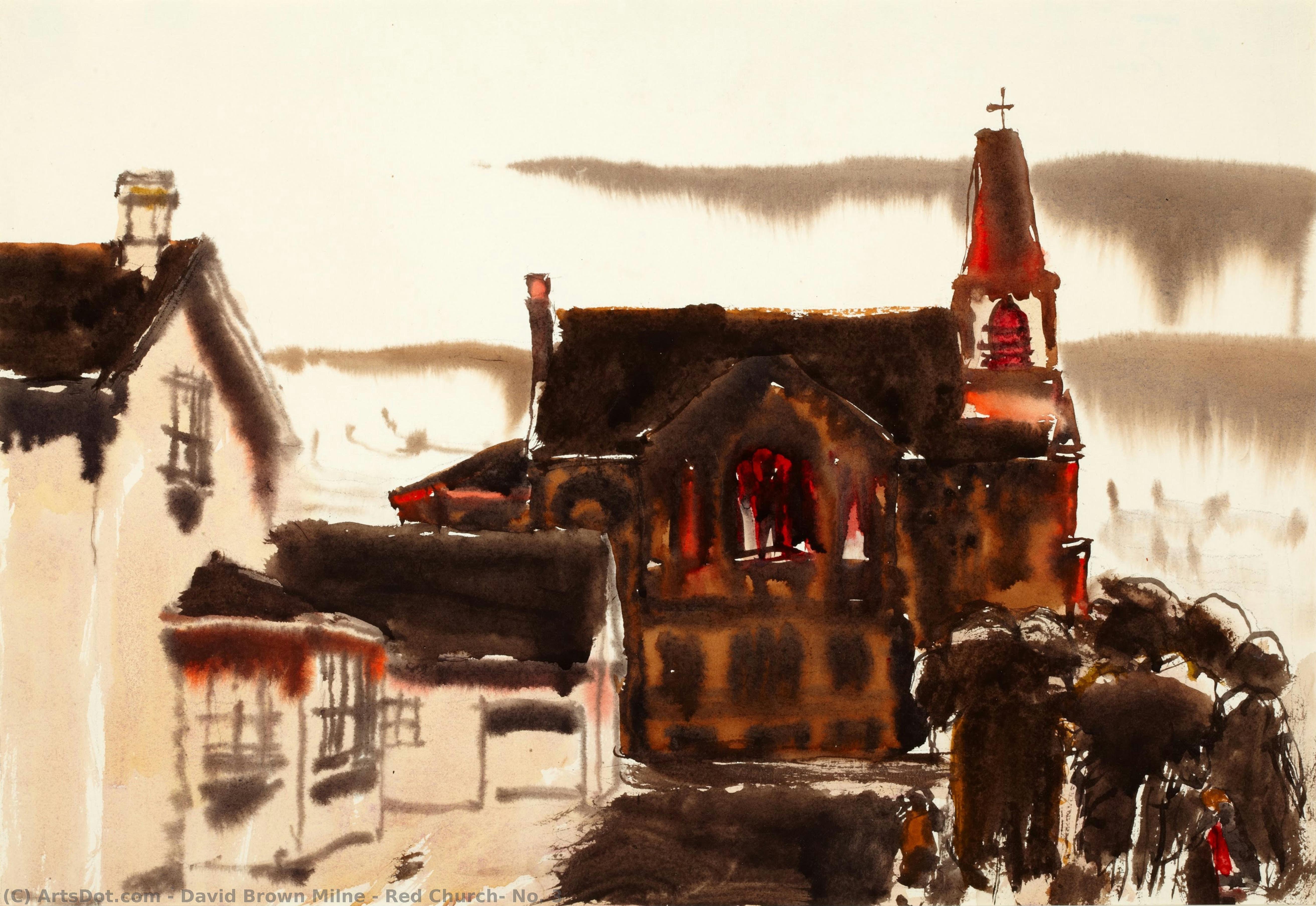 Red Church, No. 3 — Dejvid Braun Miln