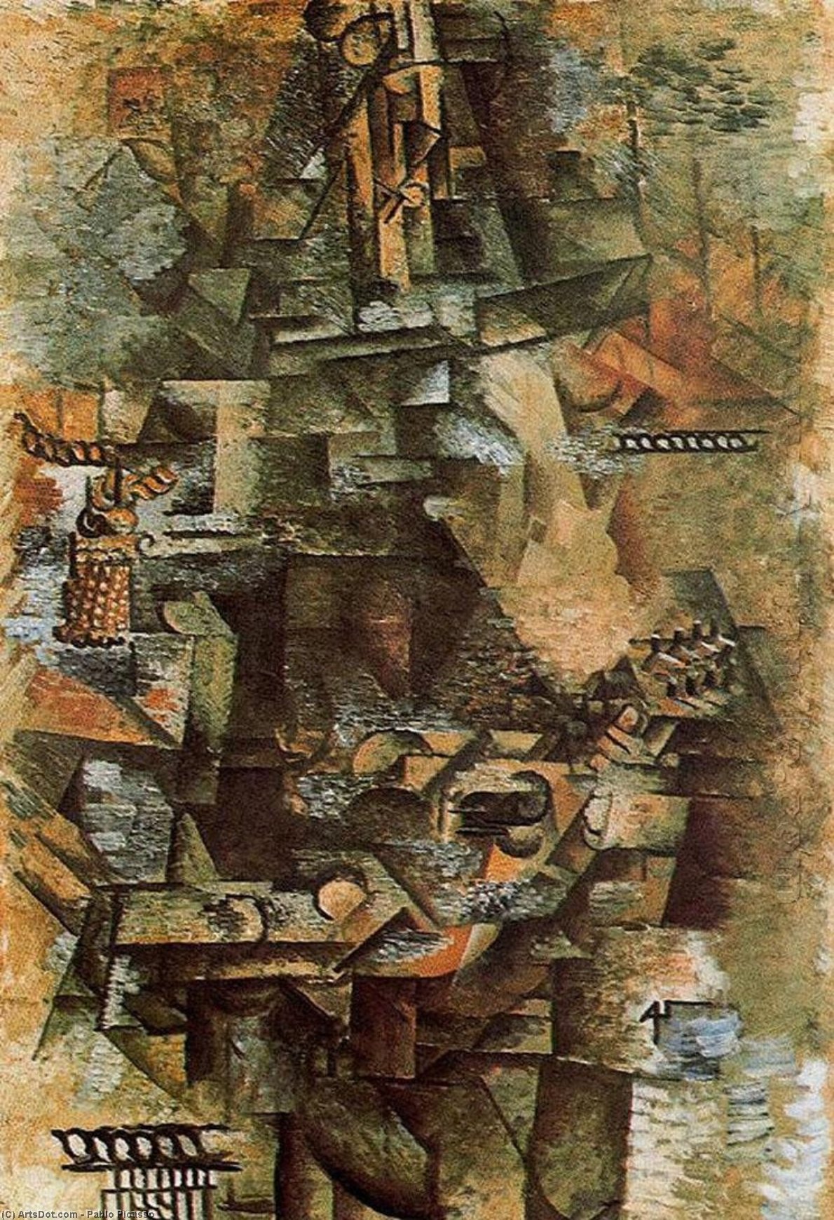 The Mandolinist — Пабло Пикассо