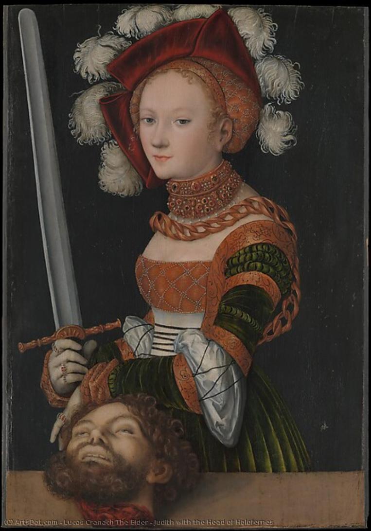 Judith With The Head Of Holofernes — Lucas Cranach The Elder