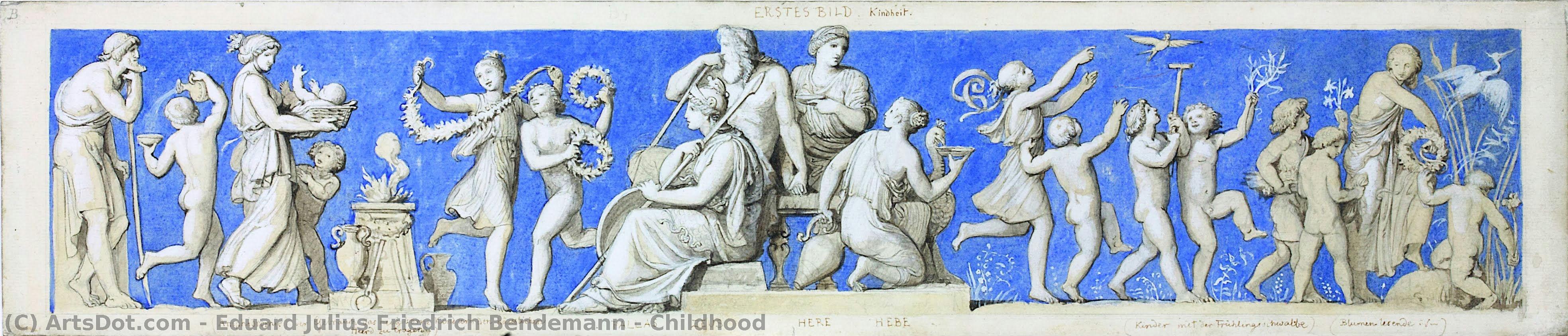 Childhood — Eduard Julius Friedrich Bendemann