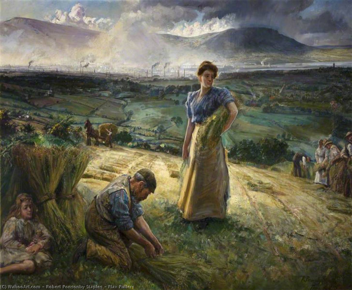 Flax Pullers — Robert Ponsonby Staples