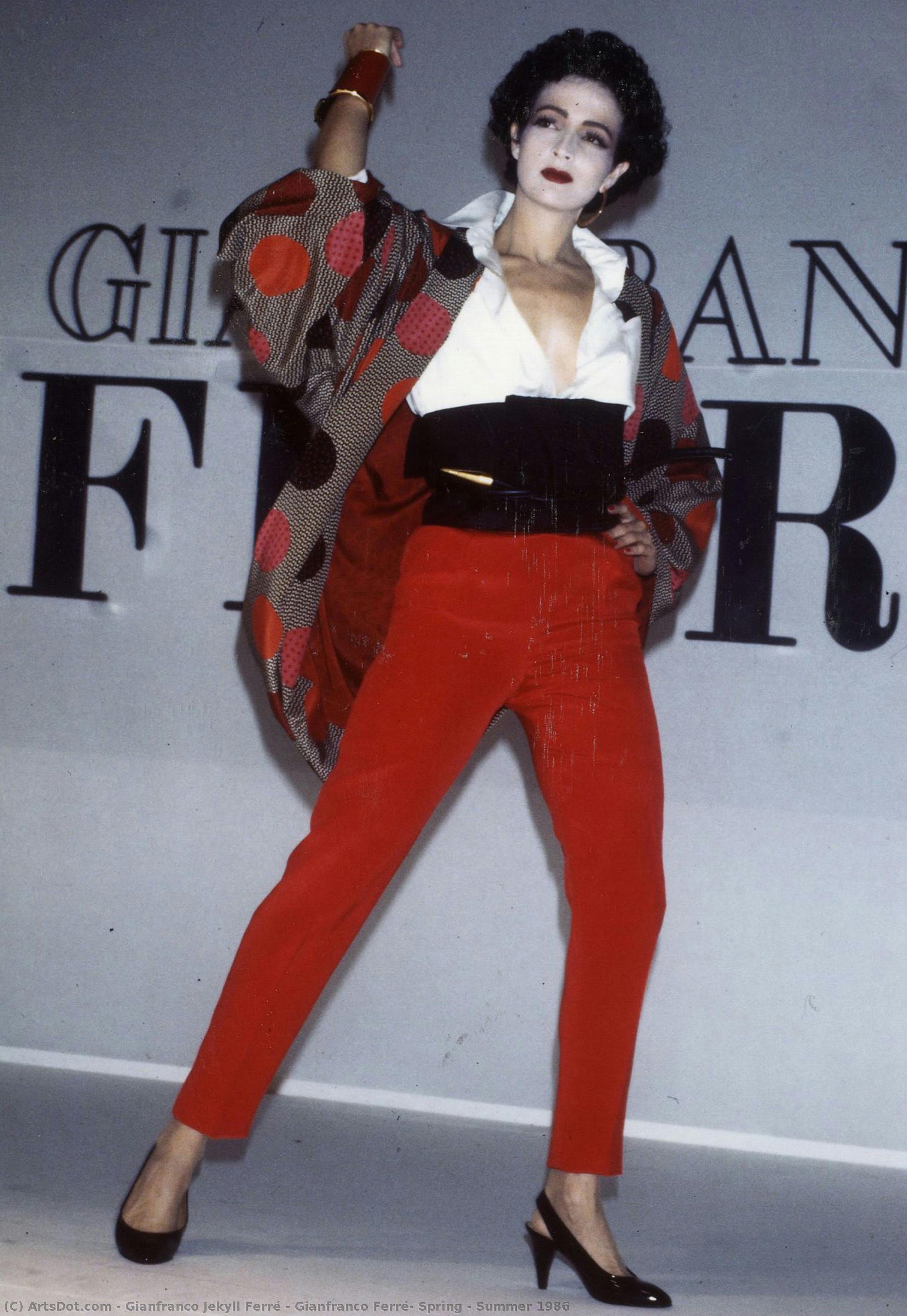 Gianfranco Ferré, Spring / Summer 1986 — Gianfranco Jekyll Ferré