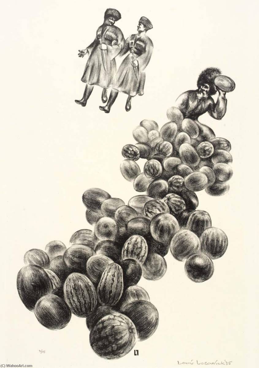 Melons Of Tiflis — Louis Lozowick