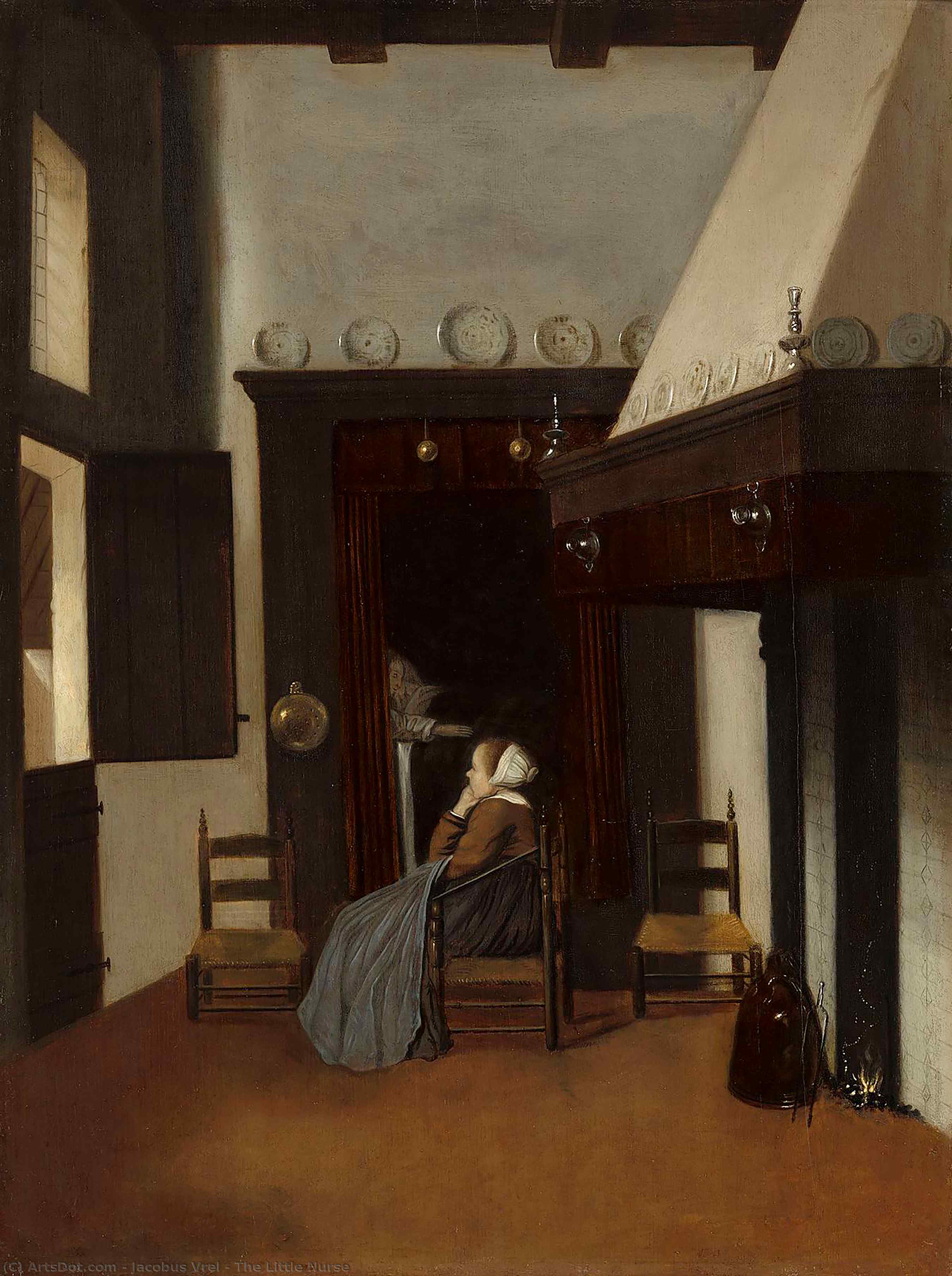 The Little Nurse — Jacobus Vrel