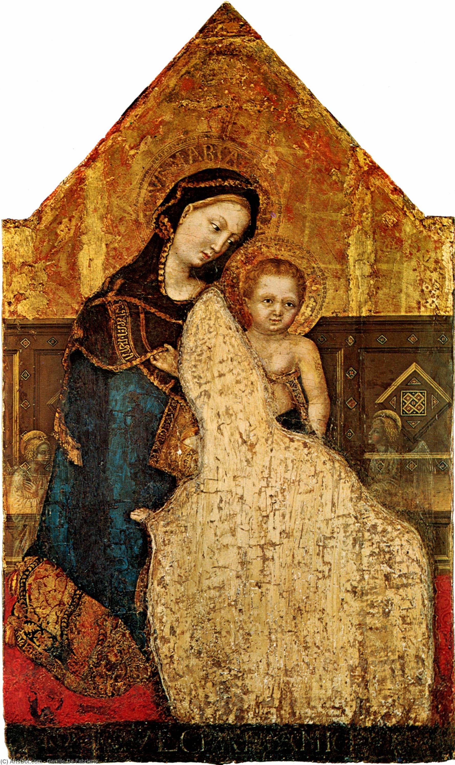 Madonna With Child Gentile Da Fabriano — Gentile Da Fabriano