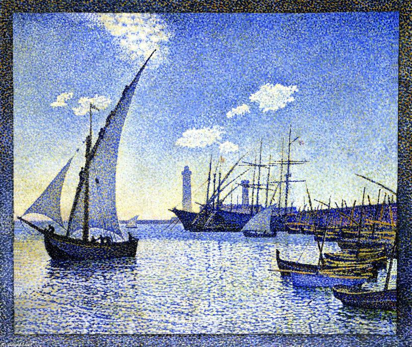 Sète Harbour, The Tartans — Theo Van Rysselberghe