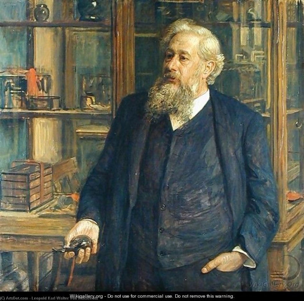 Portrait Of Justus Brinckmann — Leopold Karl Walter Von Kalckreuth