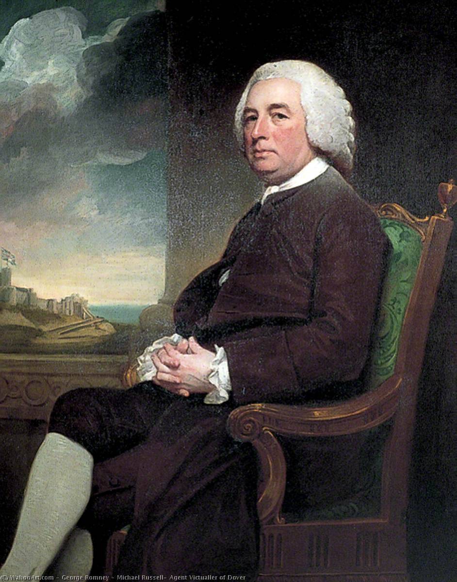 Michael Russell, Agent Victualler Of Dover — George Romney