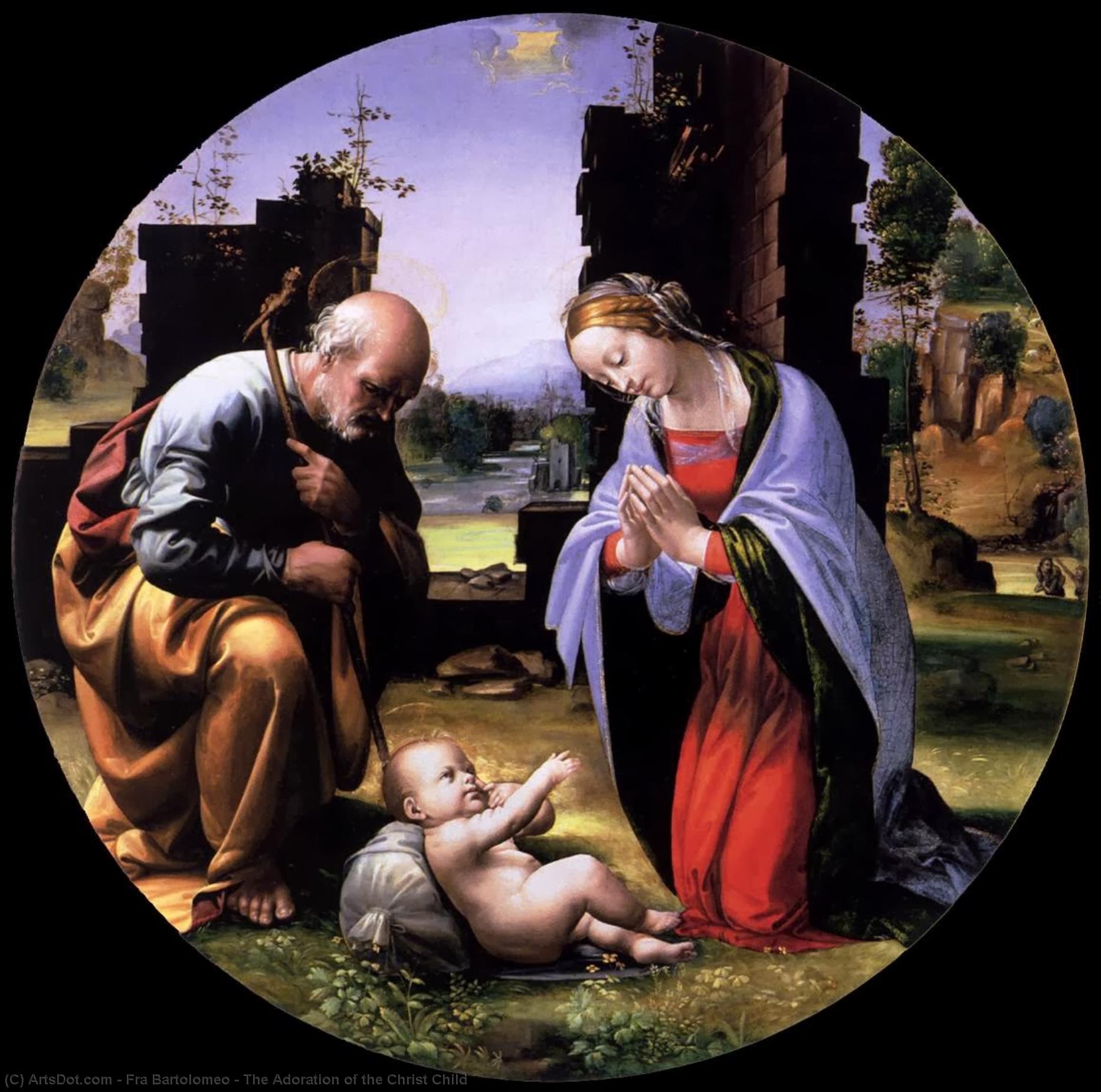 La Adoración Del Niño Jesús — Fra Bartolommeo