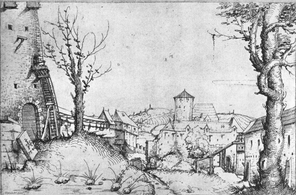 A Castle Yard — Augustin Hirschvogel
