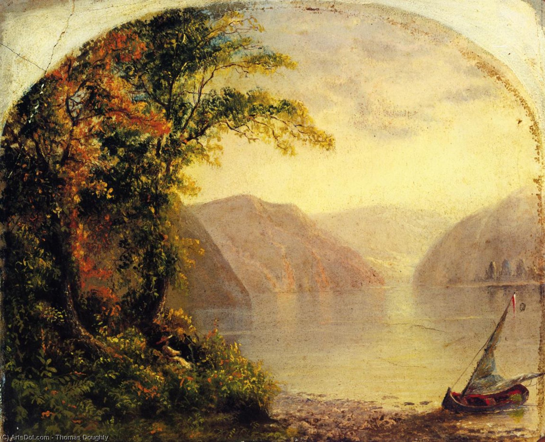 Landscape With Two Figures — Томас Доути