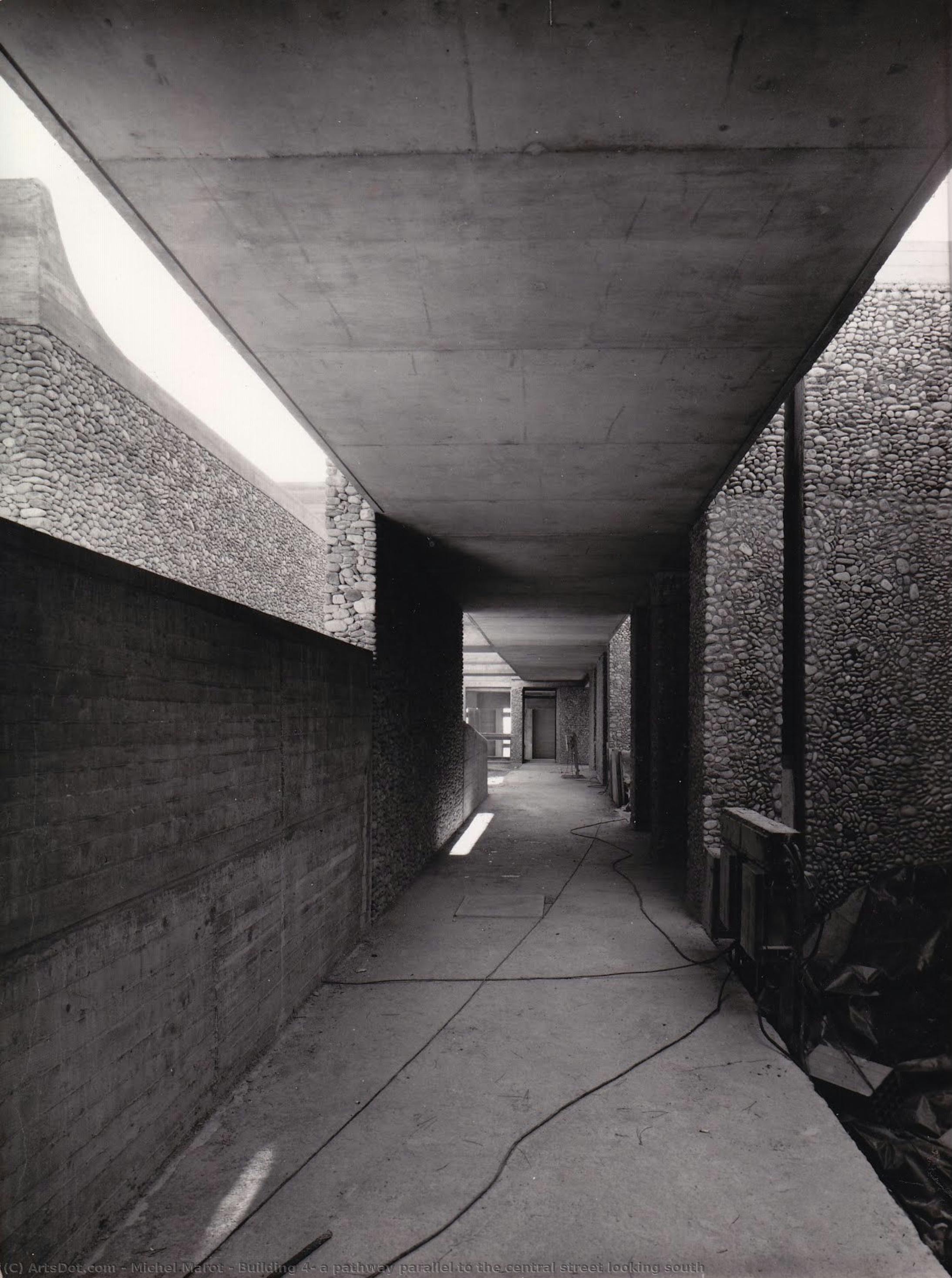 Building 4, A Pathway Parallel To The Central Street Looking South — Michel Marot