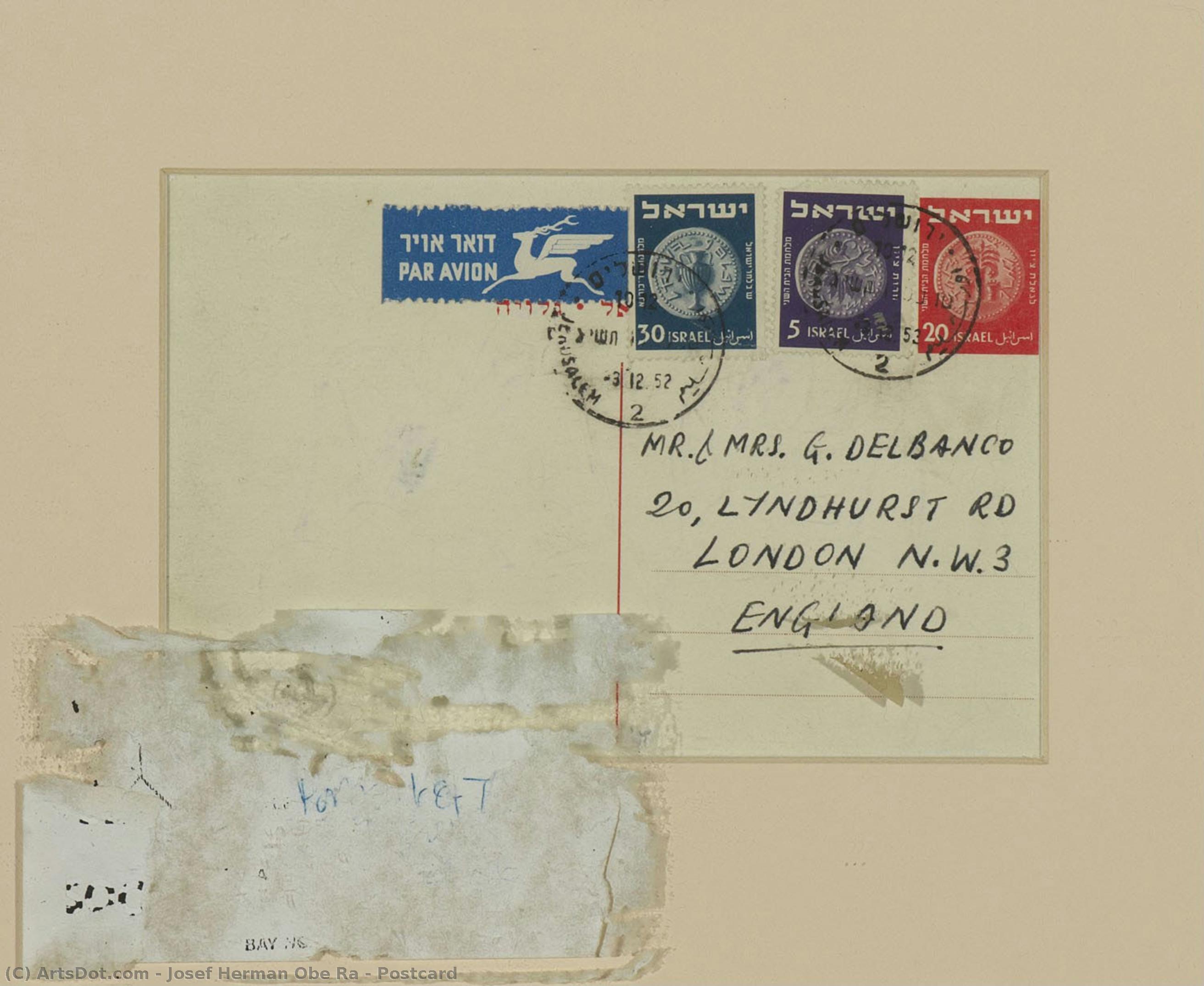 Postcard — Josef Herman