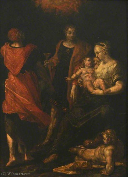 Faith, Hope And Charity — Bartholomaeus Spranger
