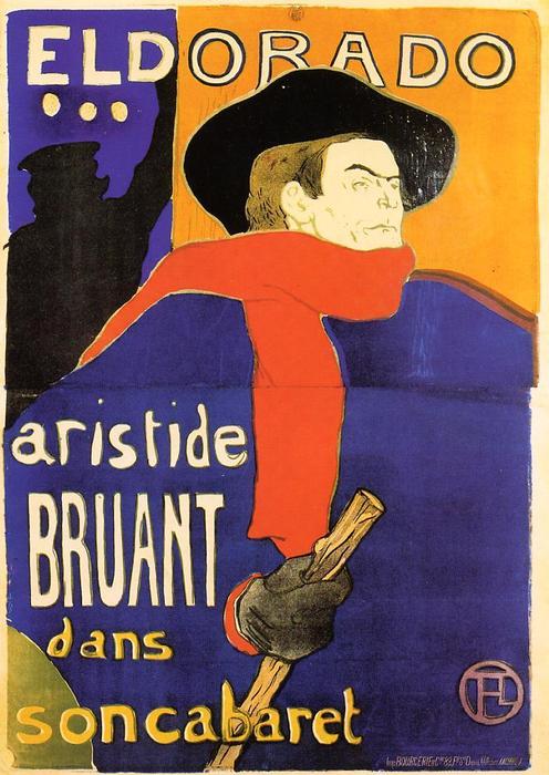 Eldorado, Aristide Bruant — Henri De Toulouse-lautrec
