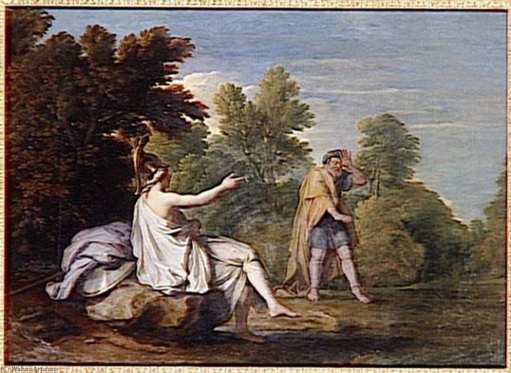 Minerve Et Tiresias — Рене Антуан Уасса