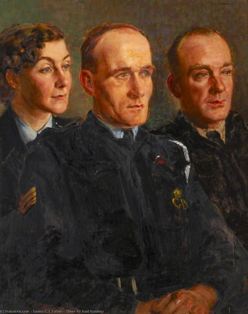 Three Air Raid Wardens — Emilio C. L Tafani